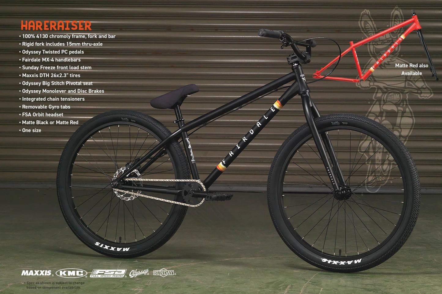 FAIRDALE HARERAISER 26" HARDTAIL MTB