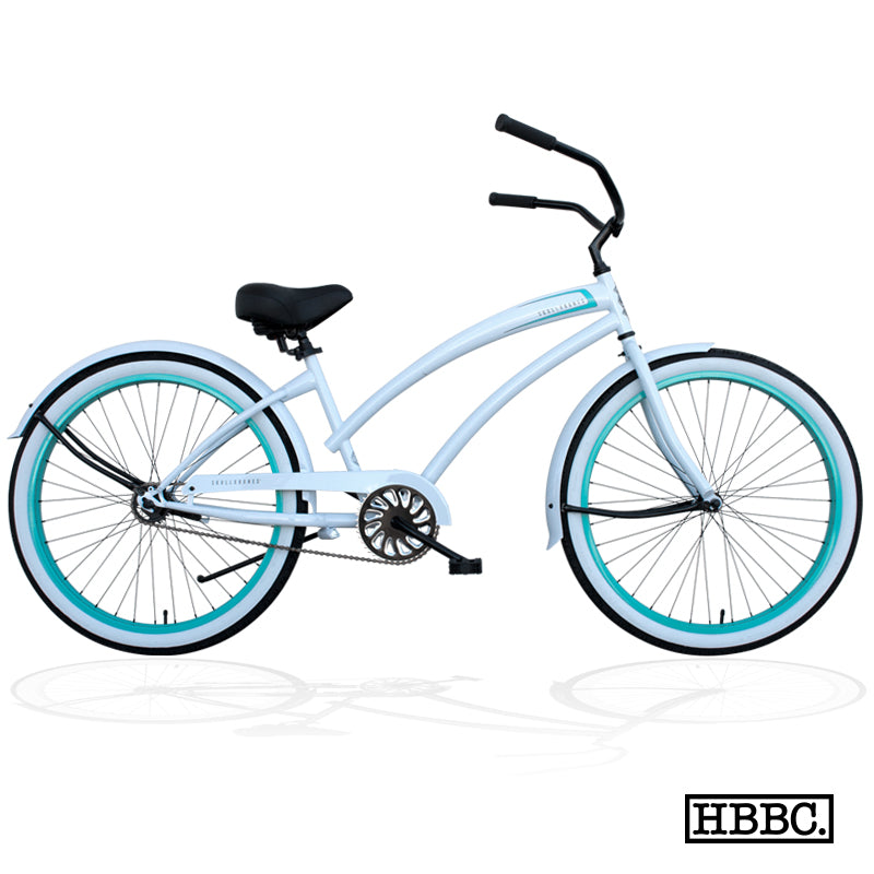 SKULLXBONES Women’s Beach Cruiser – ROVER WHITE/MINT