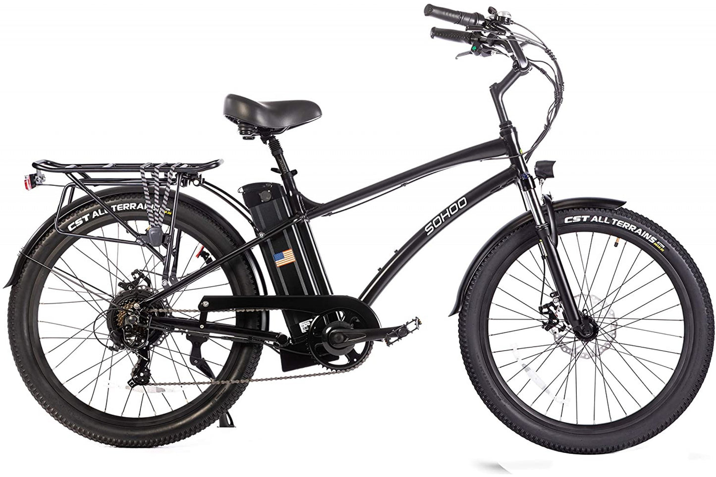 Sohoo 48V500W 26" Step-Over Beach Cruiser E-Bike