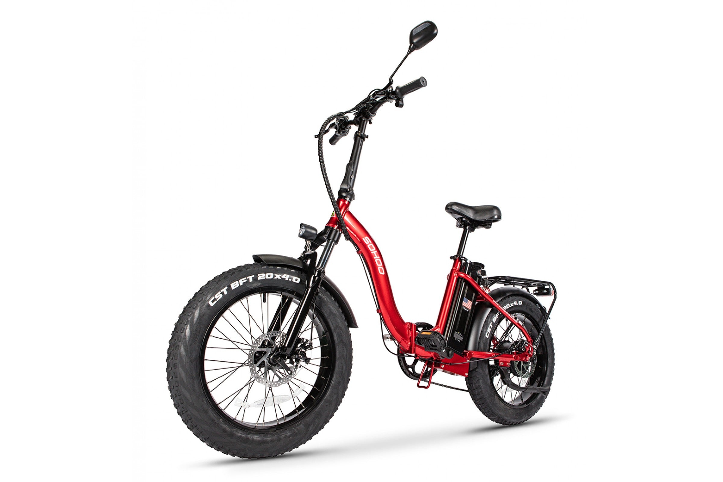 Fat tire foldable online electric bike